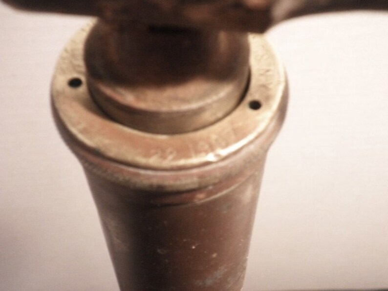 Antique Brass Car Tire Pump Dated 1907 | Etsy