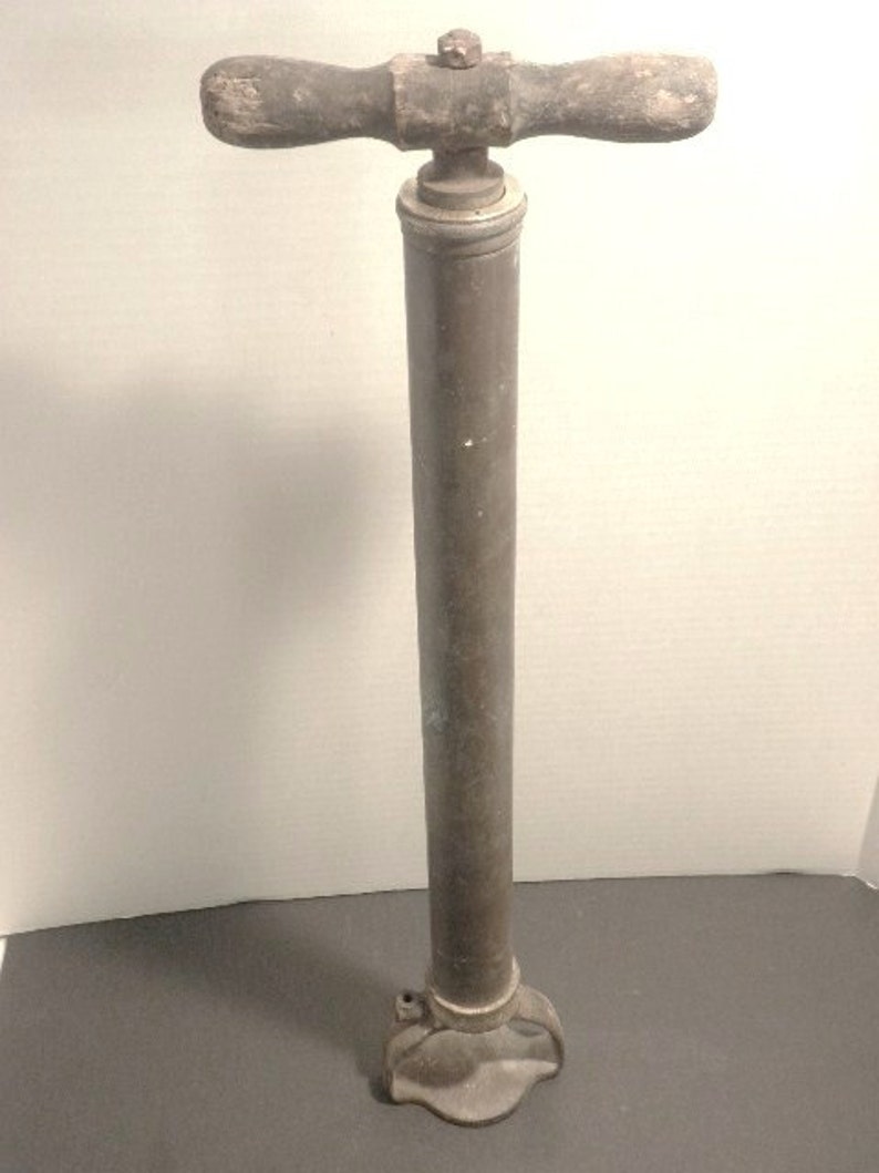 Antique Brass Car Tire Pump Dated 1907 | Etsy