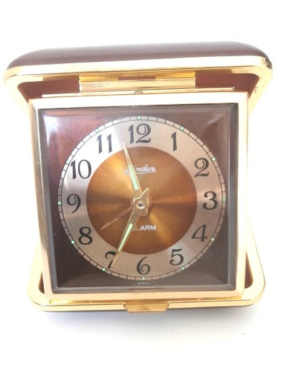 Linden Travel Alarm Clock - Bulova Alarm Clock Back To The Future Linden Travel Alarm Clock - Bulova Alarm Clock Back To The Future