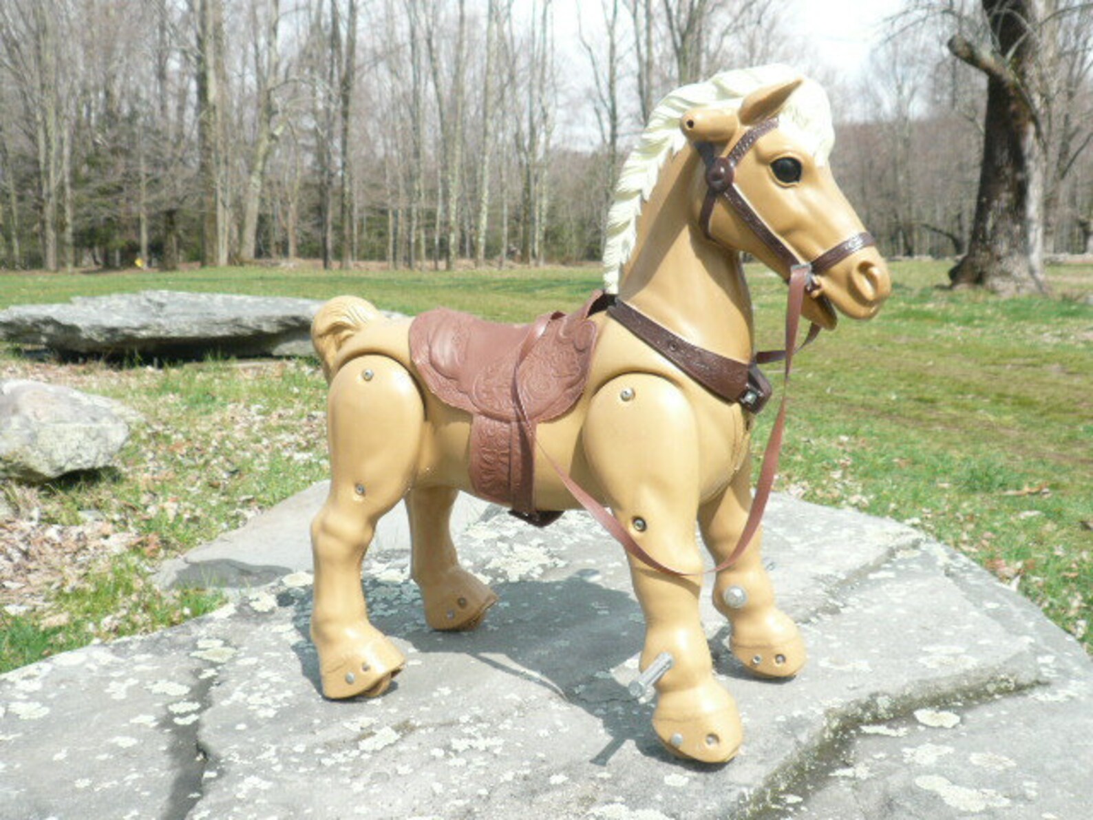 riding a toy