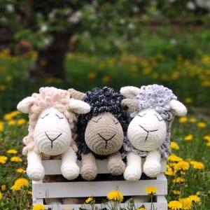 The Sleeping Baby Sheep Crochet Pattern, Crochet Pattern, Baby Gift, Amigurumi doll, Crochet Sheep, PDF 27625YP111