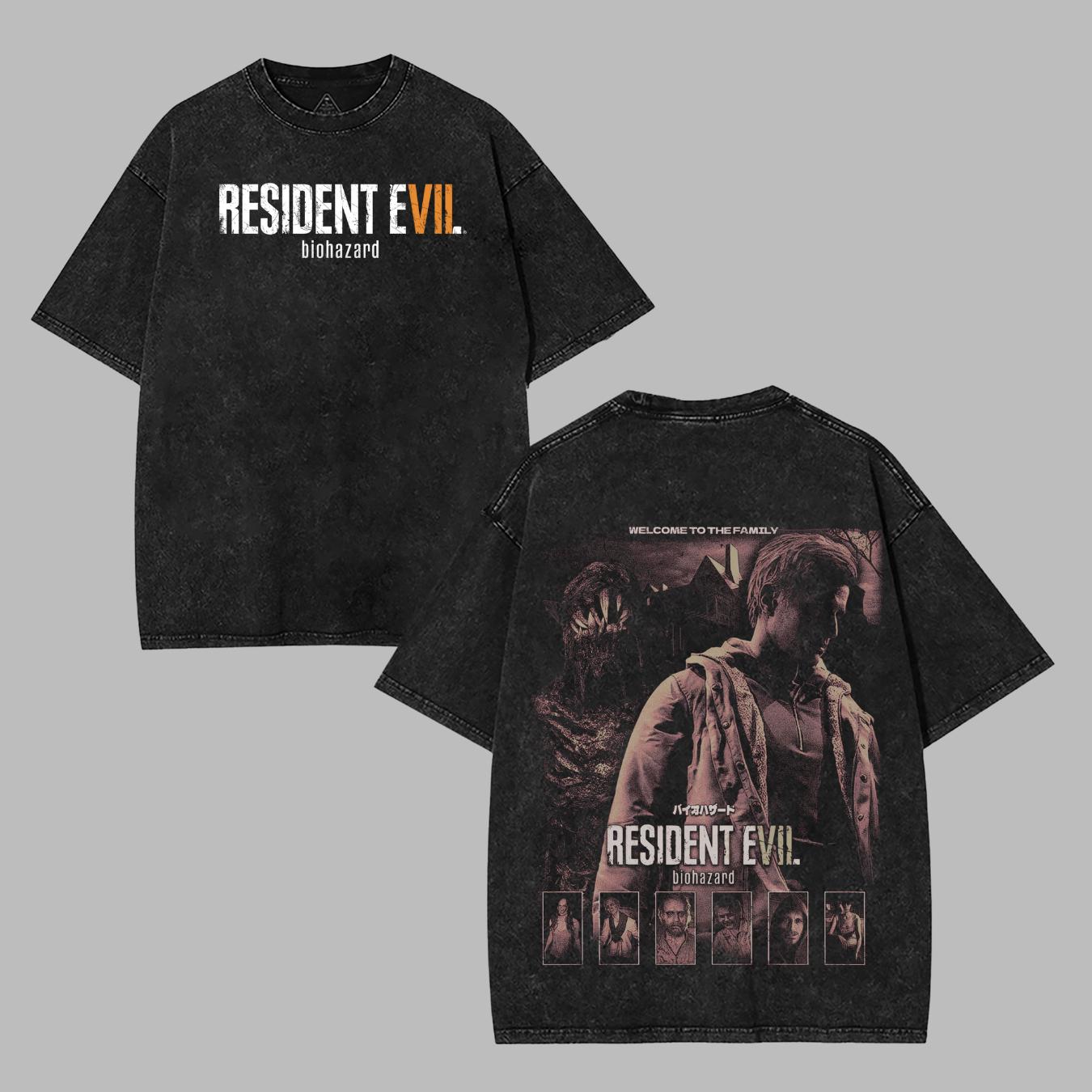 Resident Evil 7 Biohazard Oversized T-shirt – Vintage Horror