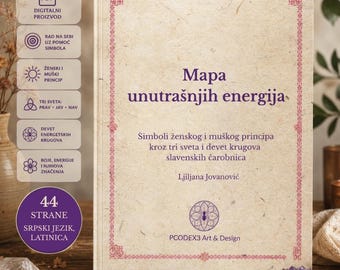 Mapa unutrašnjih energija PDF, Vodič za rad na sebi uz pomoć simbola slavenskih čarobnica, ženski i muški princip