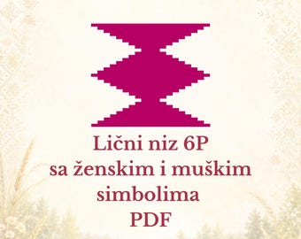 Lični niz 6P sa ženskim i muškim simbolima