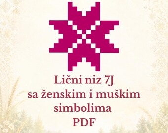 Lični niz 7J sa ženskim i muškim simbolima PDF