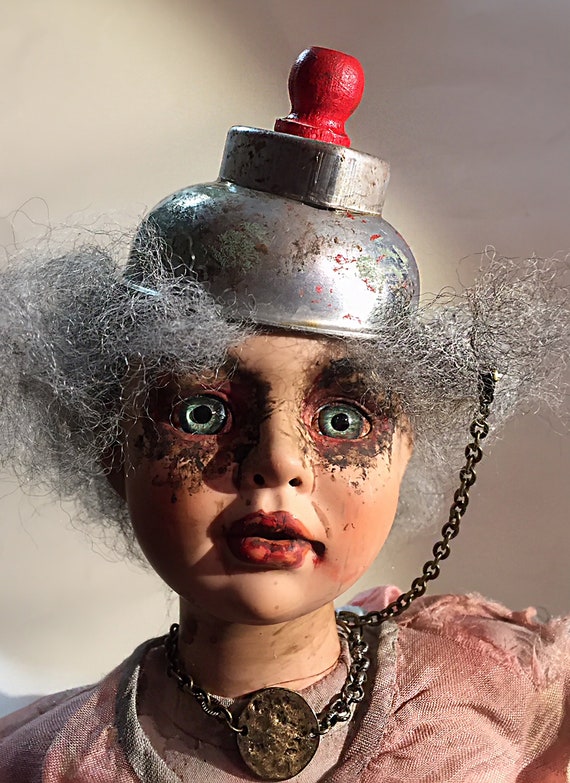 Haunted Doll Zombie Apocalypse Doll Goth Walking Dead Etsy