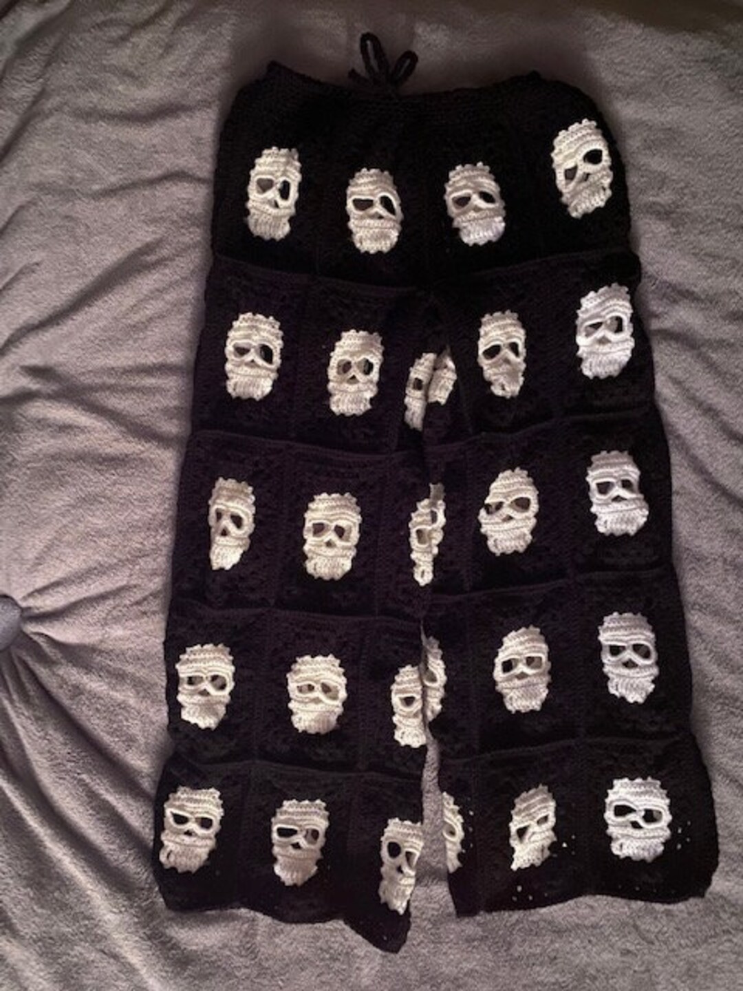 Crochet Skull Pants Pattern Etsy
