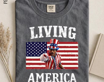 Living America Shirt, Patriotic USA Flag Tee, American Pr