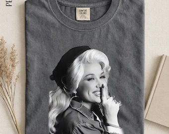 Dolly Parton Shirt, Vintage Country Music Tee, Retro Cowgirl Graphic Shirt, Classic Blonde Icon Tee, Western Aesthetic Gift for Her