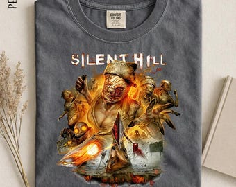 SILENT HILL Unisex T-Shirt, Unisex Shirt Cotton Tops Womenswear Crewneck