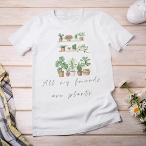 Plant Friends Graphic Tee: Unisex Softstyle Eco-Friendly T-Shirt