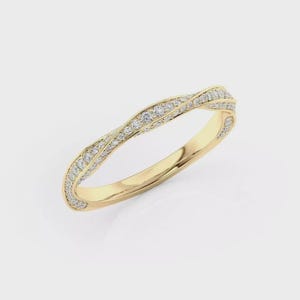 2 Ct Round Cut Simulated Diamond Engagement Band Ring In 14k Yellow Gold Plated