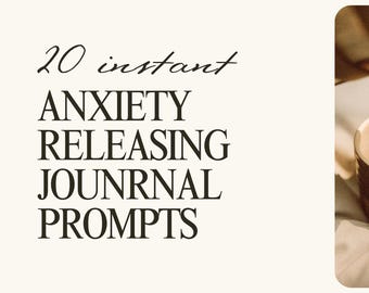 Instant Anxiety Relief Journal – 3-Day Guided Ritual for Inner Peace & Healing | Self-Care Workbook PDF (Instant Digital Download)