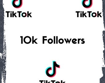 TikTok 10.000 volgers | Snelle TikTok-groeiservice | Meer TikTok-volgers | Echte volgers | Promotie op sociale media