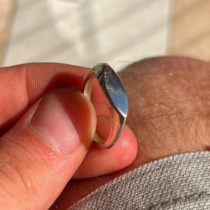 Handcrafted Statement Ring in Sterling Silver – Modern & Edgy