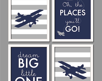 airplane themed baby room