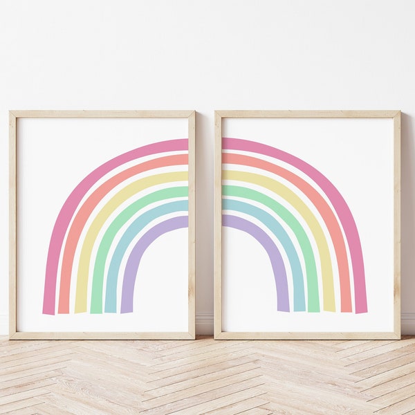 Pastel Nursery Art Etsy