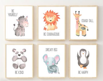 safari nursery art etsy