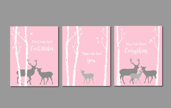 pink deer nursery