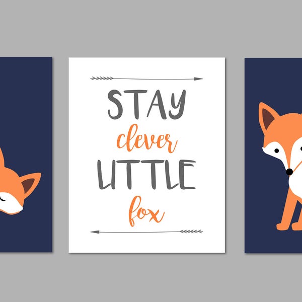 Fox Nursery Decor Etsy