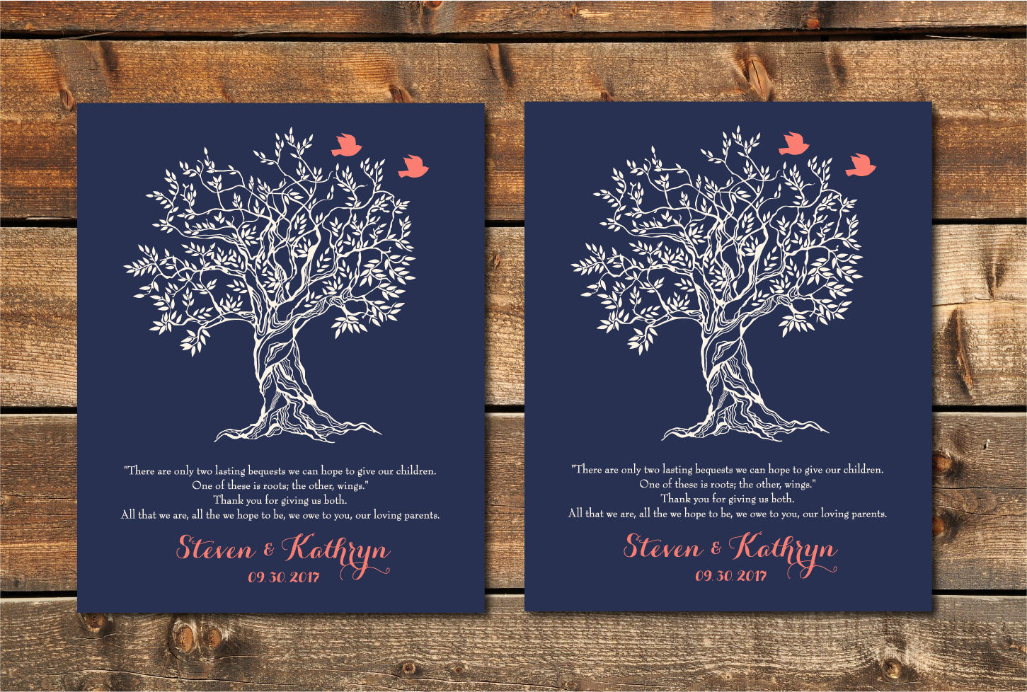 Hochzeit Geschenk Eltern Hochzeit Baum Gedicht Wurzel und Etsy