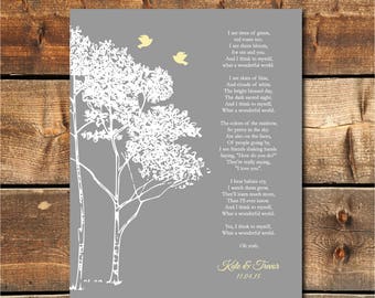 First Dance Lyric, Wedding Song Lyric Custom, Wedding Vow Wall Art Canvas, Paper Anniversary Gift for Her, Wedding Day Our Song Print