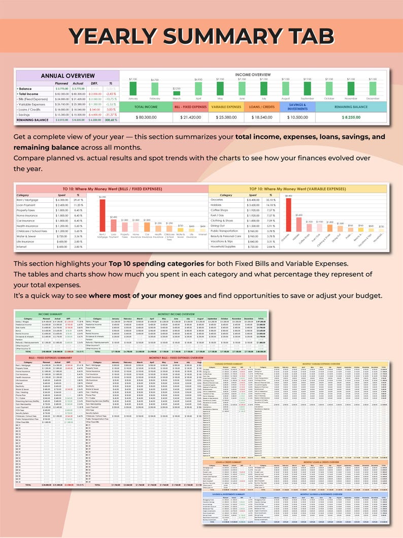Simple 2026 Budget Planner, Excel & Google Sheets Budget Spreadsheet, Budget Paycheck Template, Excel Budget Template, Budget Tracker Sheet