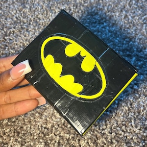 Hand Cut Batman Accordion Wallet