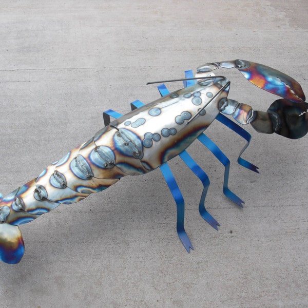 Huge Lobster metal art for the Wall or ground