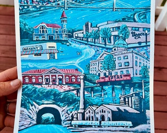 Ironton, Ohio Art Print