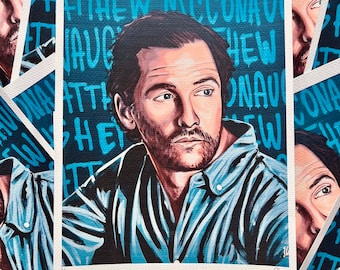 Matthew McConaughey Art Print