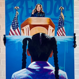 Libertad - Lámina artística de Kamala Harris