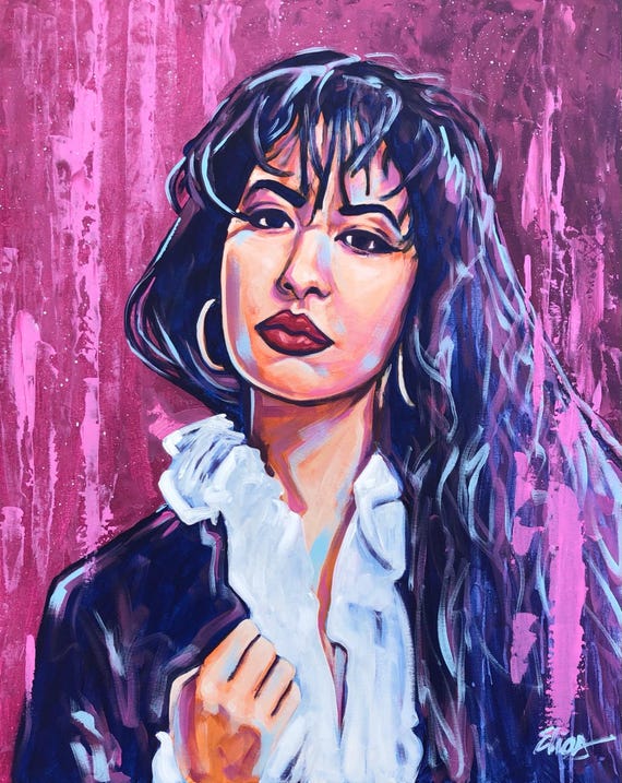 Silhouette Grandeur Nature Selena Quintanilla (version Violette) - Celebrity Cutouts, Neuve