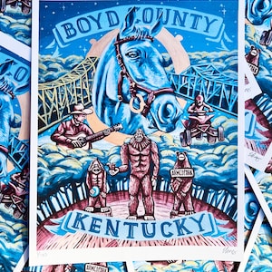 Boyd County, Kentucky Art Print