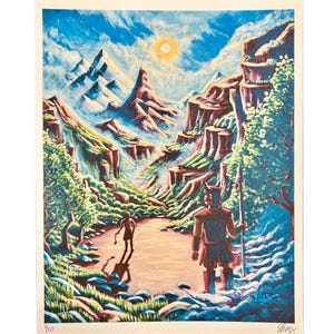 David & Goliath Art Print