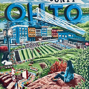 Scioto County, Ohio Art Print