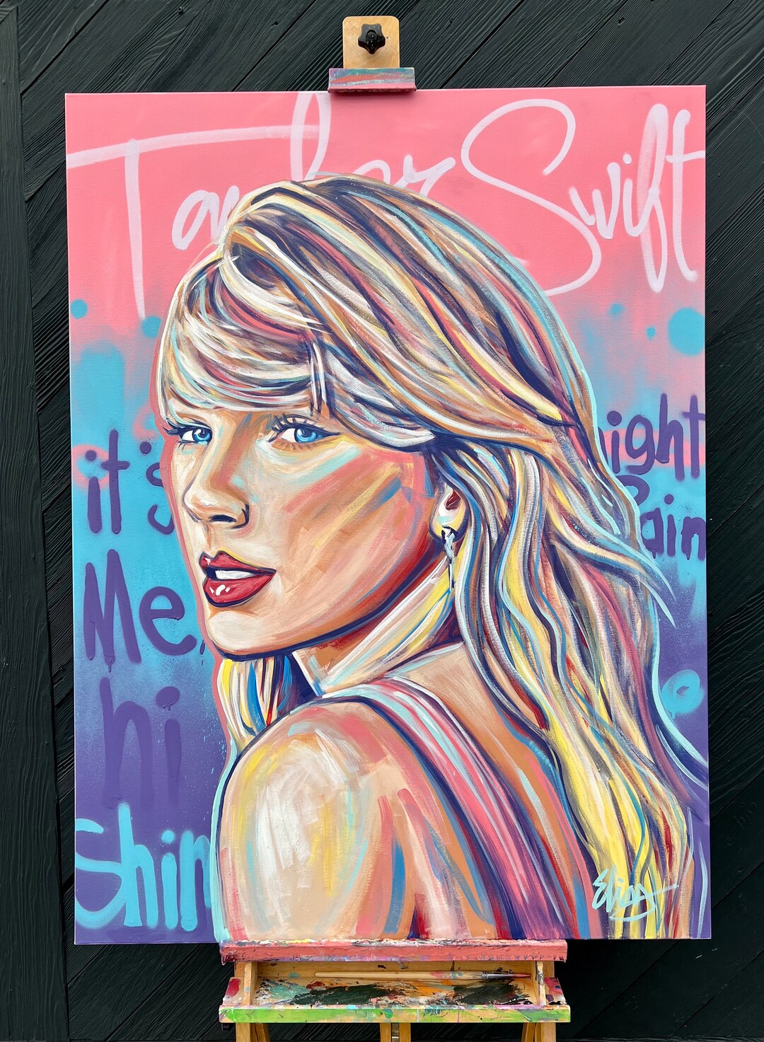 アイドル Taylor Swift lithograph Folklore Album Twirling Foil Lithograph – Taylor Swift CA