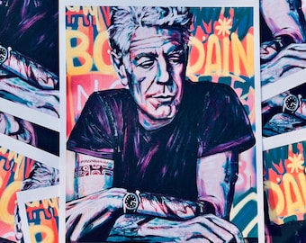 Anthony Bourdain Art Print
