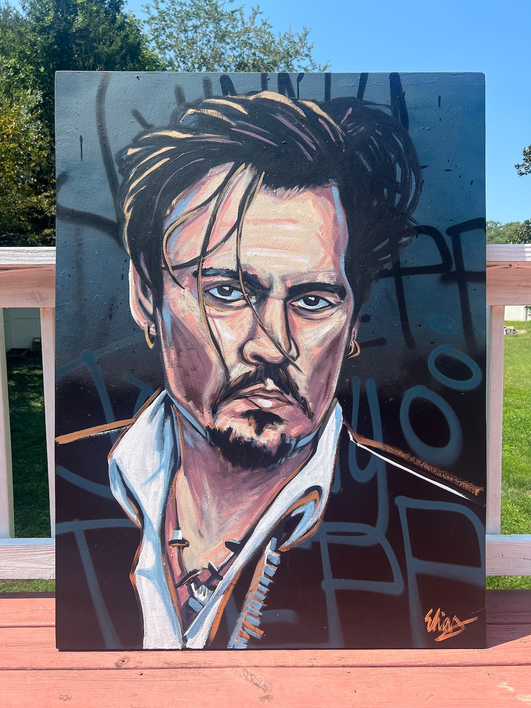 Johnny Depp Original Painting - Etsy