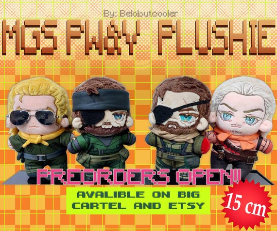 MGS PW&V 15 cm Plushie || Pre-Order ||