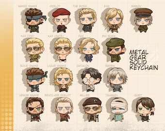MGS 1.5” Clear Acrylic Keychain || PREORDER ||
