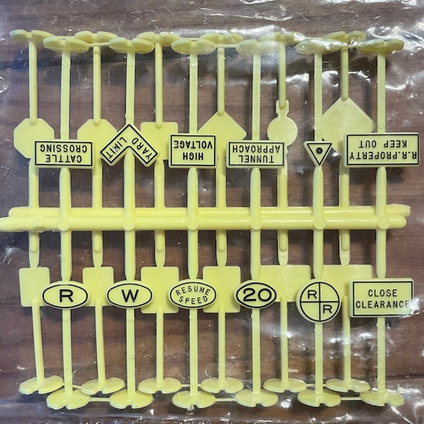 Ho Scale Stop Signs Etsy