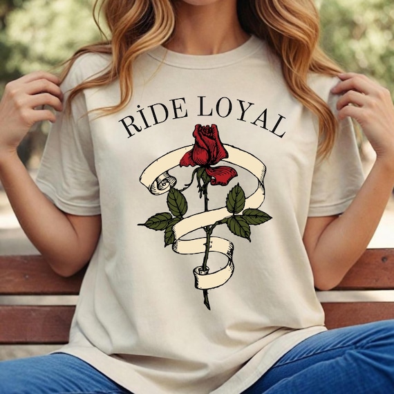 Ride Loyal Design: SVG PNG JPG for T-shirts, Mugs (Digital Download