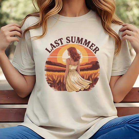 Vintage Summer Design: Retro Shirt PNG, SVG, JPG (Digital Download