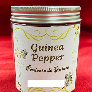 Guinea pepper - 150 grams - glass jar