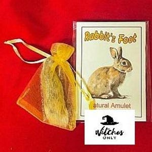 GENUINE RABBIT'S FOOT - Good Luck & Fortune - Authentic Ritualized Rabbit's Foot! Good Luck and Fortune!