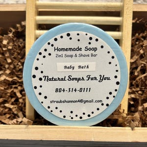 2 in 1 Soap & Shave Bar &quot;Baby Bath&quot;