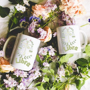 Libra Zodiac Mug,September,October Birhtday Mug,Horoscope Coffee Cup,Libra Mug, Libra Gifts,Libra Zodiac Sign Coffe Mug,Tea Zodiac Mug