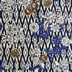 French viscose silky dress fabric - 1 m