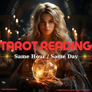 Same Hour Tarot-Lesung, Liebes-Tarot lesen, Medium Tarot-Karten lesen, Psychische Legung, Tarot-Lesung Liebe, Same Day Tarot-Lesung